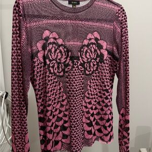AFRM Pink and Black Long Sleeve Top